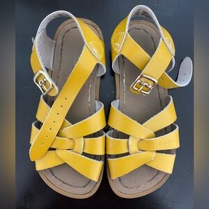 Salt Water Sandals by Hoy Yellow Fisherman Sandals